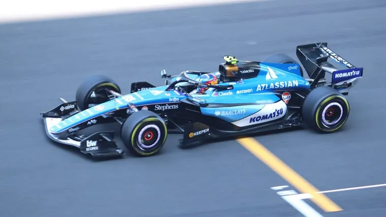 Carlos Sainz’s Williams in first practice for the 2026 Chinese Grand Prix